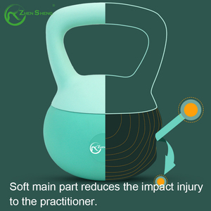 Zhensheng, venta al por mayor, Kettlebell suave personalizado, sentadillas para entrenamiento de fuerza de glúteos, Kettlebell suave para hombres y mujeres, mancuernas gimnásticas - Product Image 3