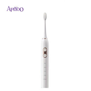 नरम बाल खड़े कस्टम लोगो 2 डबल बटन स्वत: स्लिम सोनिक बिजली के टूथब्रश स्मार्ट के लिए वयस्क - Product Image 6