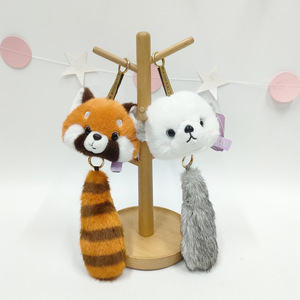 Portachiavi Peluche Panda con Testa Oscillante, Giocattolo Rilassante con Imbottitura in Poliestere e Cotone PP <span class=keywords><strong>per</strong></span> <span class=keywords><strong>Bambini</strong></span> 8-13 Anni - Product Image 2