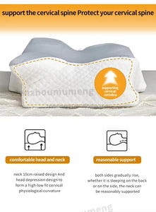 Đa năng bộ nhớ bọt gối rắn mát chậm phục hồi cổ tử cung cổ hỗ trợ bò sừng giường nêm bọt đầy gối cho nhà - Product Image 6