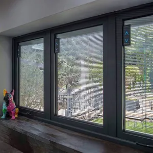 공장 도매 가격 방글라데시 열 휴식 알루미늄 창 프로필 이중 유리 폭풍 블라인드와 슬라이딩 창 증명