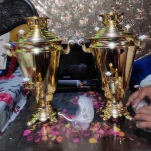 Juego de Samovar de latón de alta calidad, teteras y Teteras de Hotel atractivas para agua potable, tarifa al por mayor - Product Image 1