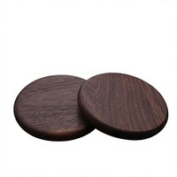 Sous-verres en bois naturel écologique au design contemporain, diamètre 33 cm, épaisseur 3 mm, ensemble AZ ENTERPRISES pour la décoration de table à la maison