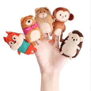 Títeres de Dedo de Animales de Peluche con Relleno de Algodón PP y <span class=keywords><strong>Material</strong></span> de Peluche Corto - Product Image 6