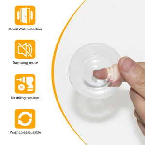 Butoirs <span class=keywords><strong>de</strong></span> <span class=keywords><strong>porte</strong></span> en caoutchouc silicone blanc <span class=keywords><strong>pour</strong></span> murs <span class=keywords><strong>de</strong></span> <span class=keywords><strong>cuisine</strong></span> et <span class=keywords><strong>de</strong></span> salon avec protections auto-adhésives robustes et absorbantes les chocs - Product Image 4