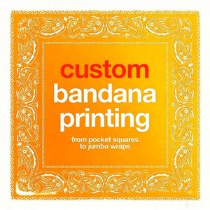 Custom Design Photo Custom Paisley Bandana Personalized Picture Image Custom Bandana <b>Memorial</b> Wedding Birthday Party <b>Gifts</b> - Product Image 1
