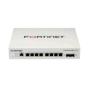 Nouveau commutateur réseau Gigabit géré à 8 ports Fortinet Industrial Ethernet d'origine <span class=keywords><strong>FS</strong></span>-108F-FPOE fonctions QoS POE SNMP 1 an - Product Image 1