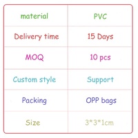 Breloques en PVC pour chaussures, série Mon Monde Monstre, motif dessin animé mignon, accessoires de décoration pour sabots, pour enfants, breloques en caoutchouc pour chaussures, vente en gros