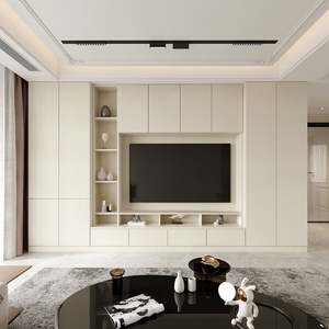 Modern Wooden Custom Bedroom Walk-in <b>Portable</b> Wardrobe Closet Modern Room Cabinet <b>TV</b> <b>Stand</b> - Product Image 2