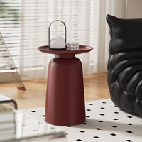 Table basse de style plateau en acier au carbone finition mate avec base sablier, table d'appoint moderne et minimaliste, durable et facile à nettoyer pour le salon