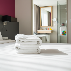 Avesis Series 20/2 Open-End <b>Yarn</b> Hotel Towel 100% Cotton for Home and Bathroom Use Child-Friendly Design - Product Image 3