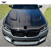 Capot en fibre de carbone de qualité supérieure, style CS, pour BMW G30 G38 F90 2018+, kit carrosserie, lifting, couvercle de capot