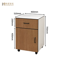 Huajiale prix d'usine pas cher armoire mobile stratifiée à haute pression avec tiroirs armoire mobile à un tiroir