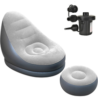Sofá inflable Flocado de PVC de alta calidad, muebles sexuales, sillas y sofás