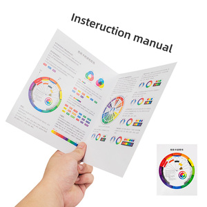 Hình xăm mực màu biểu đồ bánh xe Trung Quốc và tiếng Anh hình xăm phụ kiện trang điểm vĩnh viễn Micro sắc tố móng tay móng tay nghệ thuật màu bánh xe - Product Image 3