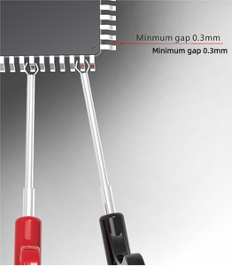 Kit <span class=keywords><strong>de</strong></span> pinces et crochets <span class=keywords><strong>de</strong></span> <span class=keywords><strong>test</strong></span> 10-en-1 Kingst pour analyseur logique - Sondes fines SMD SOP/QFP - Product Image 3