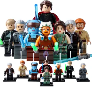 Bộ Mô Hình Nhân Vật Hành Động Nhỏ Star Luke Skywalker Han Solo Anakin Aayla Secura Obi-Wan, Mô Hình Đồ Chơi Trẻ Em PG8034