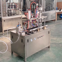 Machine de remplissage semi-automatique pour adhésifs en aérosol, équipement de remplissage pour mastics, colles et produits chimiques industriels