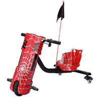 Trottinette électrique 360 rotative pour enfants, chariot fou, bon prix, 3 roues, tricycle électrique à dérive pour enfants