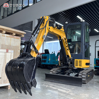 Livraison Gratuite Mini-Excavatrice 3,5 Tonnes avec Moteur Personnalisable et Fonction de Bras Articulé pour Travaux de Construction et Utilisation Agricole