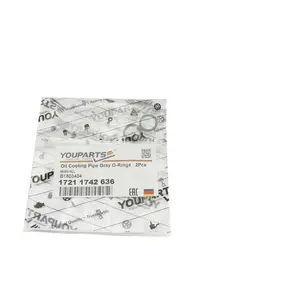 Kit de refroidissement d'huile pour BMW, pièces détachées pour moteur de voiture, 17 21 1 742 636, rond gris, injecteur de carburant, Kit de remplacement, 17211742636