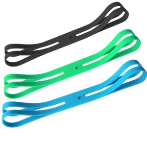 Transparent X shaped rubber bands H cross bands silicone X bands for box