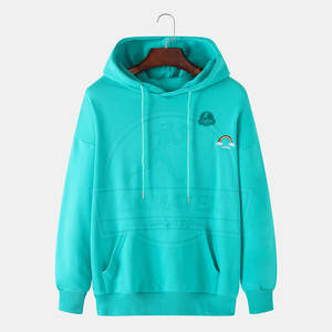 Pakistan Made Men's Trendy Color Contrast Pullover Hoodies Cómodo Puff Zipper Design Hecho de Fleece Jersey a bajo precio - Product Image 1