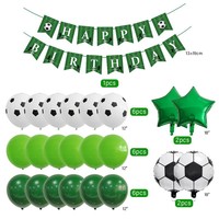 Ensemble de ballons en aluminium Trophée de champion de football, thème sportif, fournitures pour célébration d'anniversaire, pour fête de victoire, décoration pour événement de fans de la Coupe de football