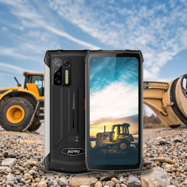 AORO A15  FHD+2400 * 1080 12000mAh 6.81inch Mobile Phone Android 11 Octa Core IP68 Waterproof Rugged Smartphone