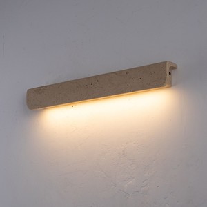 Lámpara de Pared de Travertino Amarillo HFshanks, Tira Larga LED, Impermeable, para Interiores y Exteriores - Product Image 4