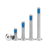 Vis à tête fraisée en acier inoxydable SS304 18-8, M2 à M12, avec système de verrouillage de filetage pré-appliqué pour meubles