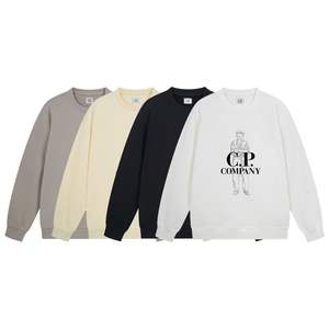 Nuevo suéter moderno de cuello redondo con estampado de letras, unisex CP, holgado y de manga larga - Product Image 1