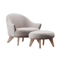 Canapé lounge moderne à une place en velours coloré décoratif pour hôtel, banquet de mariage, cadre en acier inoxydable, appartement, chambre à coucher, salons