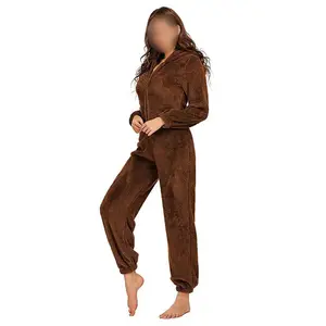 Nighty Loose Adult Onsie Pajamas Nightwear Onesie Jumpsuit Casual Women Onsies Adult