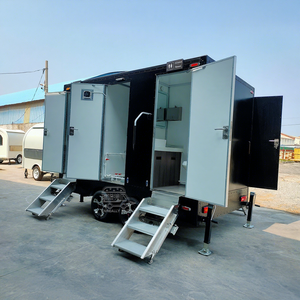 Portable Toilet Trailer with Eco-Friendly Features Durable Mobile Washroom Restroom Trailer Portable Toilet for Apartment Use - Product Image 1