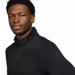 Sudadera de golf personalizada de manga larga con cuello simulado para hombre, técnica bordada Dry Fit 1/4 Zip Pullover - Product Image 2