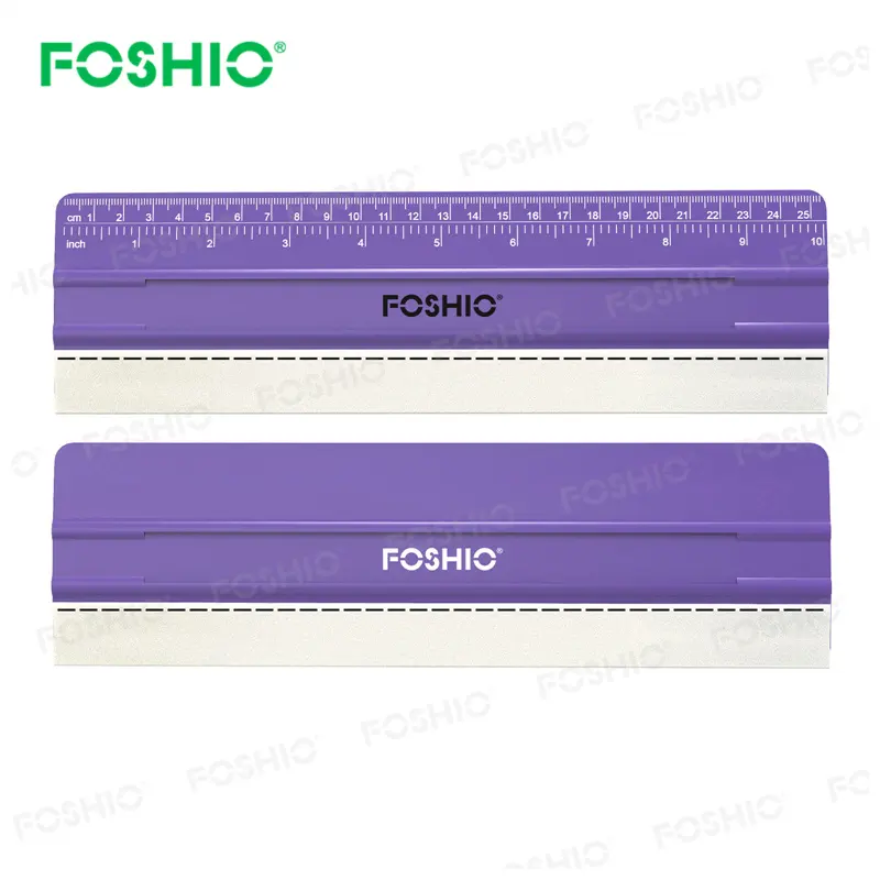 Foshio Vinyl Wrap Car Film Install Sewing Felt Edge Plastic Squeegee Add Logo