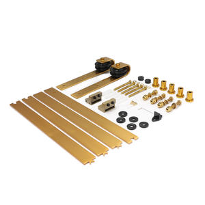 Ensemble <span class=keywords><strong>de</strong></span> quincaillerie <span class=keywords><strong>pour</strong></span> <span class=keywords><strong>portes</strong></span> coulissantes <span class=keywords><strong>de</strong></span> grange avec rail <span class=keywords><strong>de</strong></span> guidage à rouleaux à fermeture douce <span class=keywords><strong>Kit</strong></span> <span class=keywords><strong>de</strong></span> quincaillerie <span class=keywords><strong>pour</strong></span> grange suspendue - Product Image 2