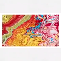 120ml Art Medium Verser Peinture Acrylique Set Verser Peinture Kit sur Toile Papier Comme Peinture Medium