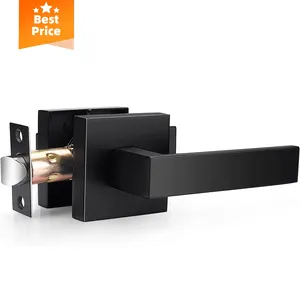 Tay nắm cửa kiểu châu Âu, khóa cửa hiện đại, hợp kim kẽm, tay nắm cửa cần gạt chịu lực cao - Product Image 1