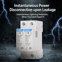 Parafoudre CHINT SPD AC NXU-II-G Type 2 20/40/65/100kA pour la protection contre la foudre et la surtension dans les systèmes de distribution d'énergie AC Basse Tension