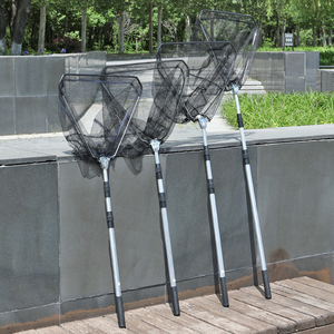 Épuisette triangulaire avec manche télescopique, filet de pêche pliable tout-<span class=keywords><strong>en</strong></span>-un pour la pêche <span class=keywords><strong>en</strong></span> <span class=keywords><strong>mer</strong></span> - Product Image 5