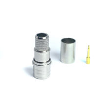 Prix bas Qma mâle prise à sertir Lmr300 câble laiton Rf connecteur coaxial QMA convertisseur Connecteur