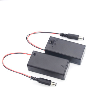 Boîtier de batterie SBH-9V 9V avec connecteur DC et interrupteur pour batterie 6F22 - Product Image 4