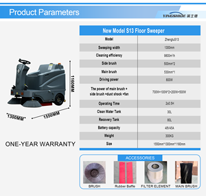 Balayeuse rotative robotisée <span class=keywords><strong>électrique</strong></span> autoportée pour voirie, nettoyage automatique, alimentée par batterie, pour le nettoyage des parkings - Product Image 2
