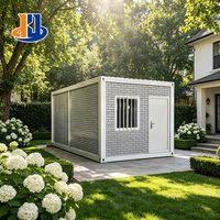 Maison préfabriquée modulaire pliable isolée, structure stable, longue durée de vie