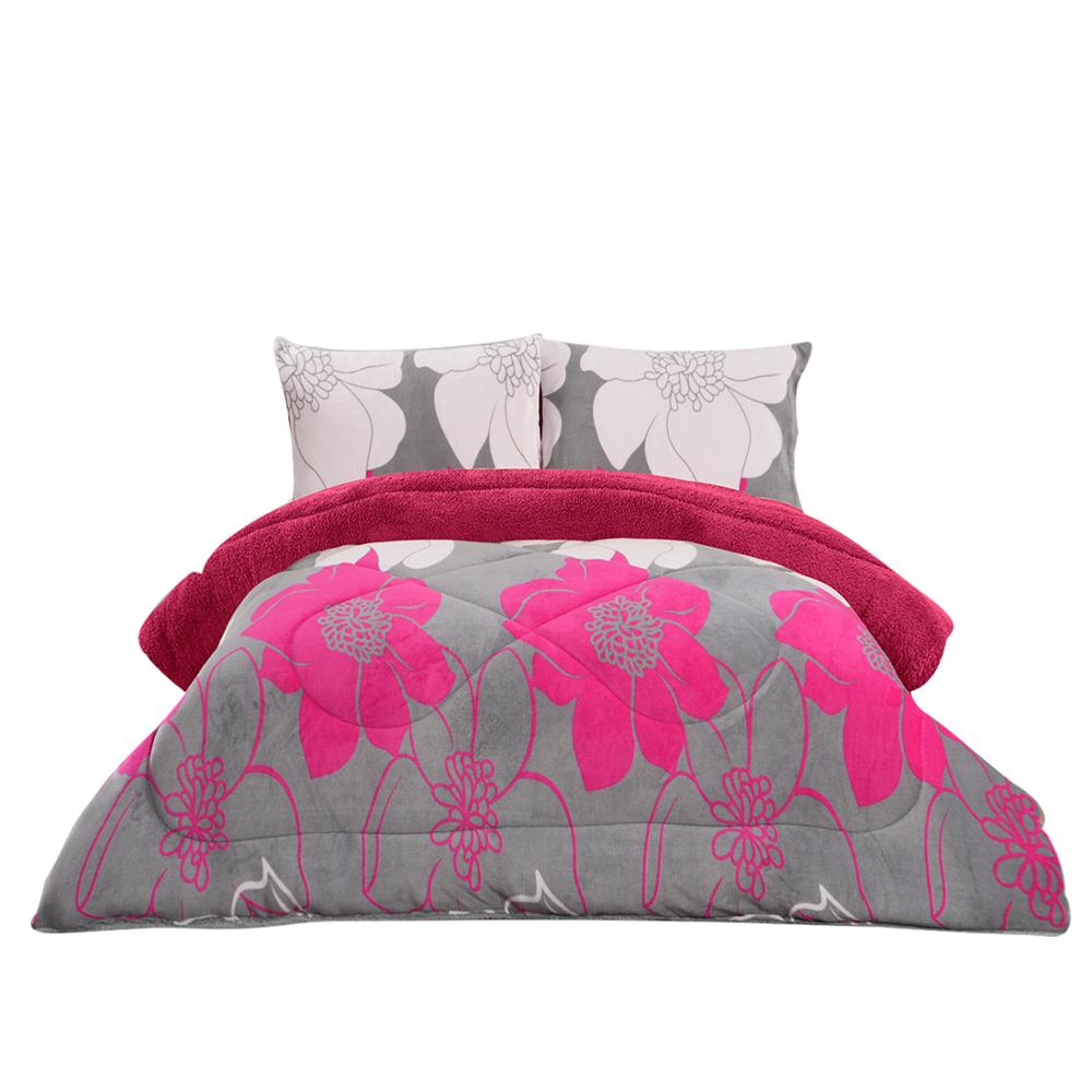 Роскошное Одеяло Borrego, зимнее одеяло, роскошный новый фланелевый флис с принтом, комплект из 3 шт., мягкая и теплая фланель/шерпа