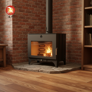 เตาผิงไม้แบบปรับแต่งได้อเนกประสงค์ ใช้เชื้อเพลิงได้หลายชนิด สำหรับใช้ภายในอาคาร ปลอดควัน - Product Image 1