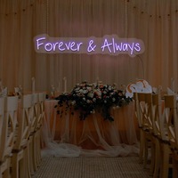 Enseigne néon personnalisée pour mariage : C'était toujours toi, mieux ensemble - Décoration murale