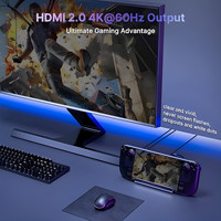 Station d'accueil USB-C 6 en 1 pour Steam Deck avec 4K 60Hz PD 100W pour USB 2.0 USB 3.1 en alliage d'aluminium en stock